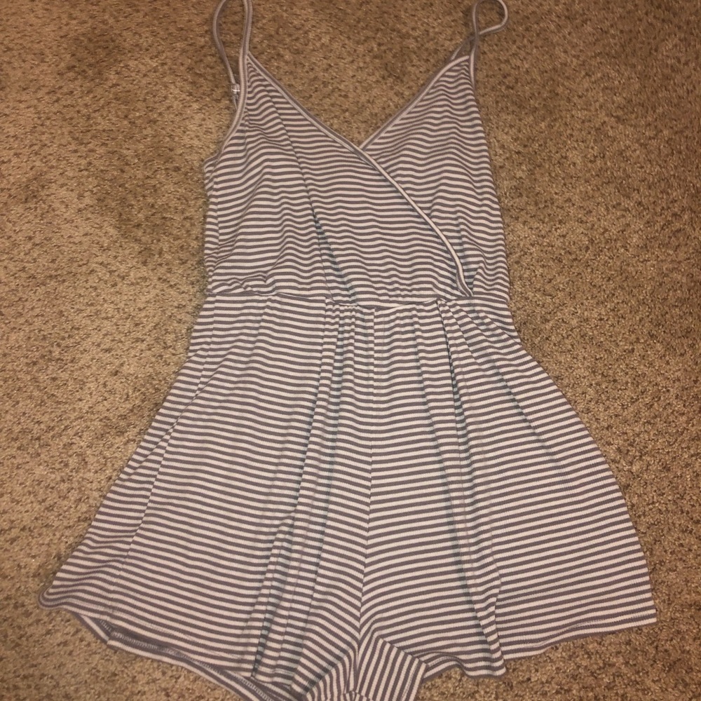 Striped romper